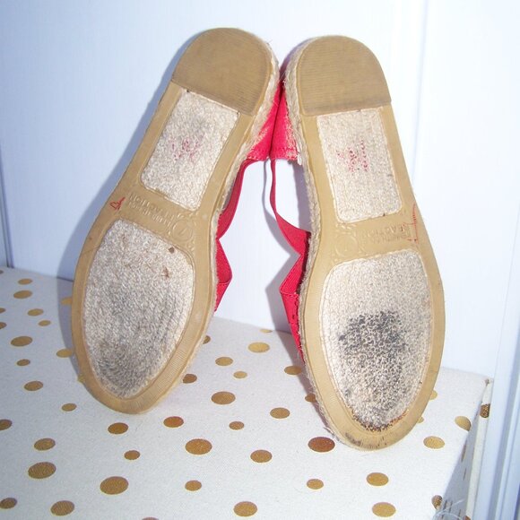 Kenneth Cole Reaction Metallic Espadrilles Sandals Sz 7 - Picture 5 of 6